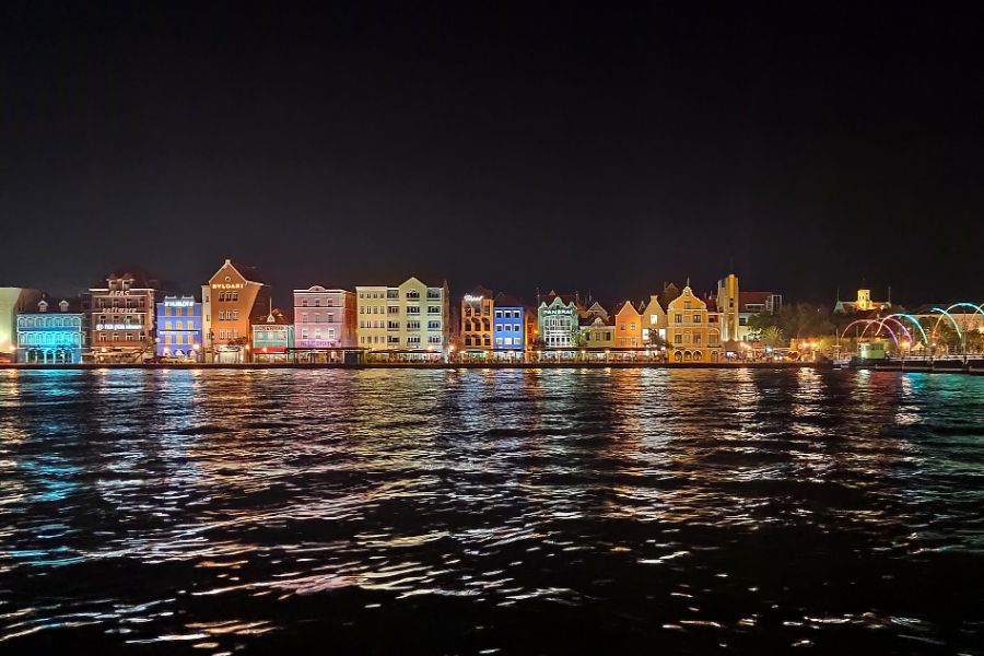 Driving Around Curaçao at Night